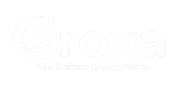Groxa White Logo